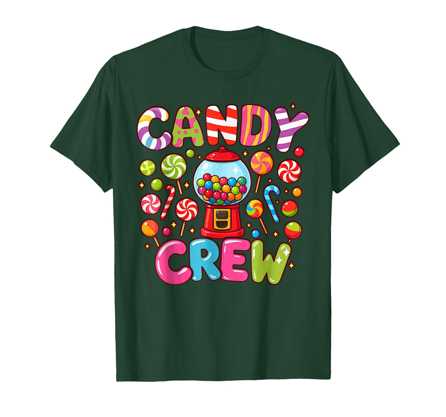 Candy Crew Candy Costume Women Candy Land Kids Sweetie T-Shirt