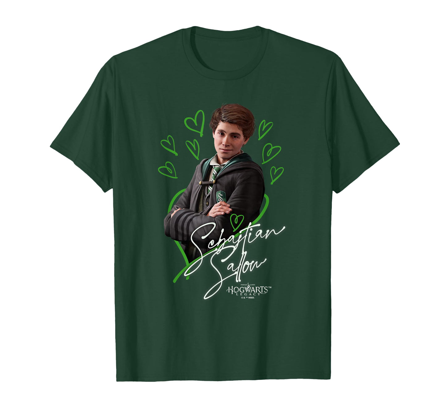 Harry Potter Hogwarts Legacy Sebastian Sallow Signature T-Shirt