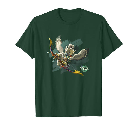 The Legend of Zelda Tears Of The Kingdom Tulin Brush Art T-Shirt