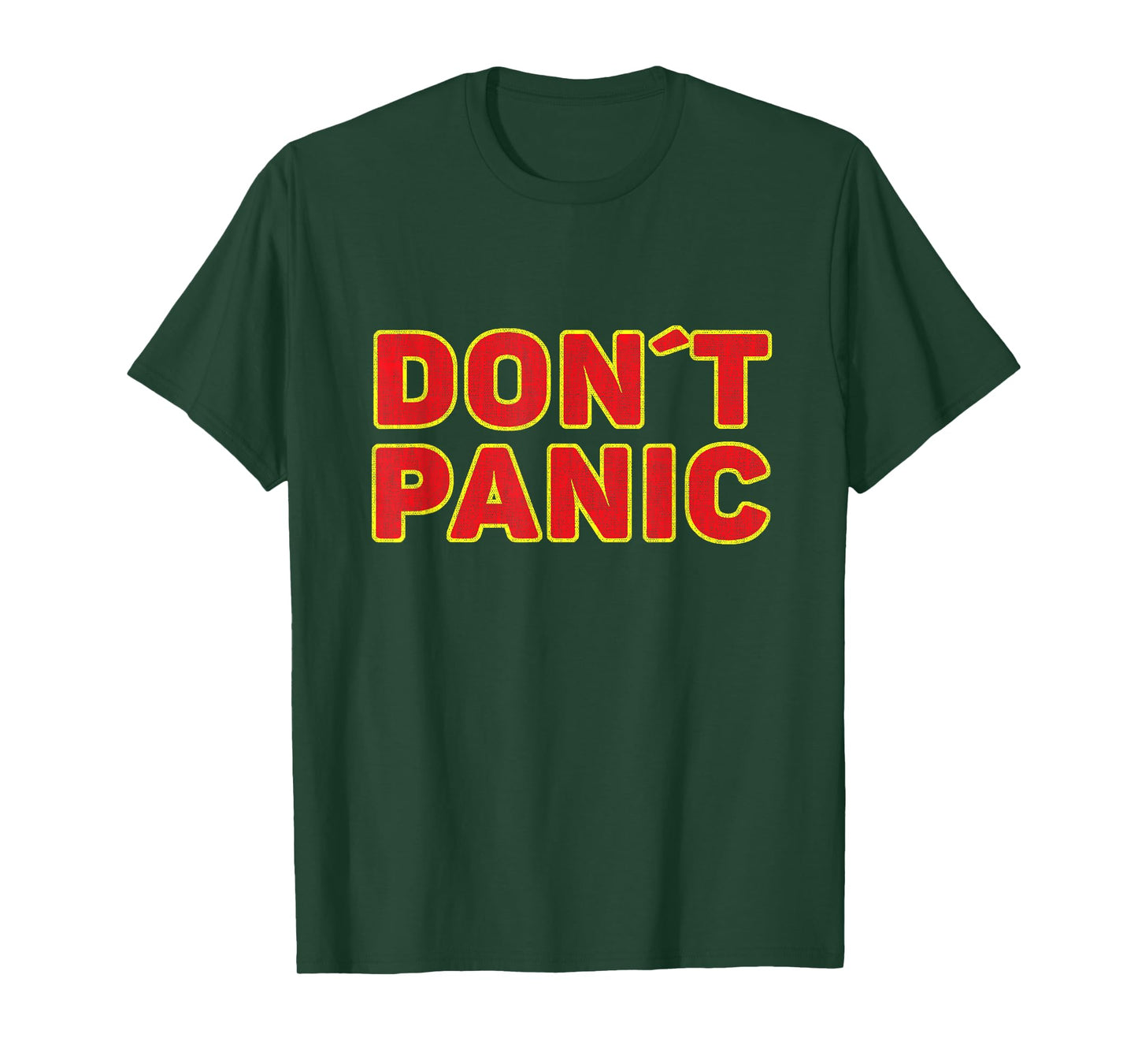 Don't Panic Vintage Distressed Sarcastic panicking Design T-Shirt