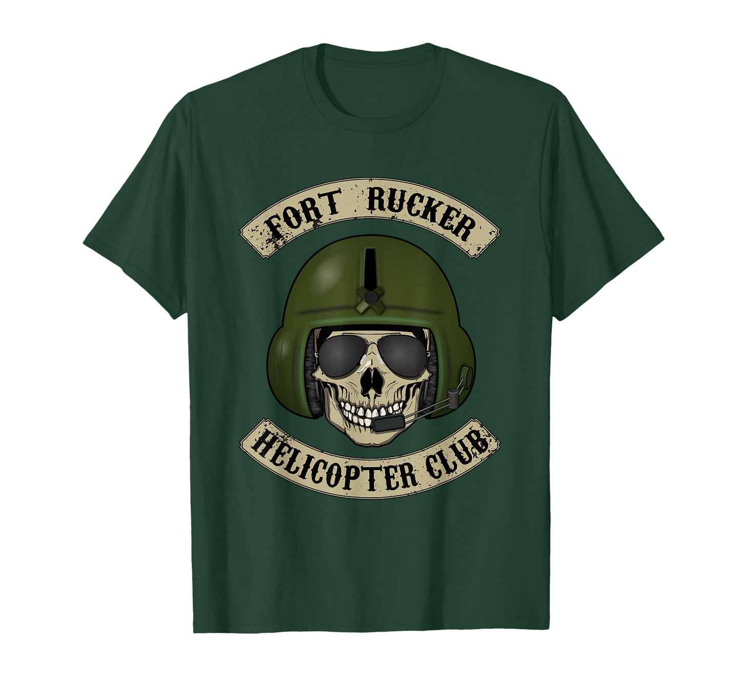 Fort Rucker Helicopter Club T shirt Pilot, Crew Chief Tee T-Shirt