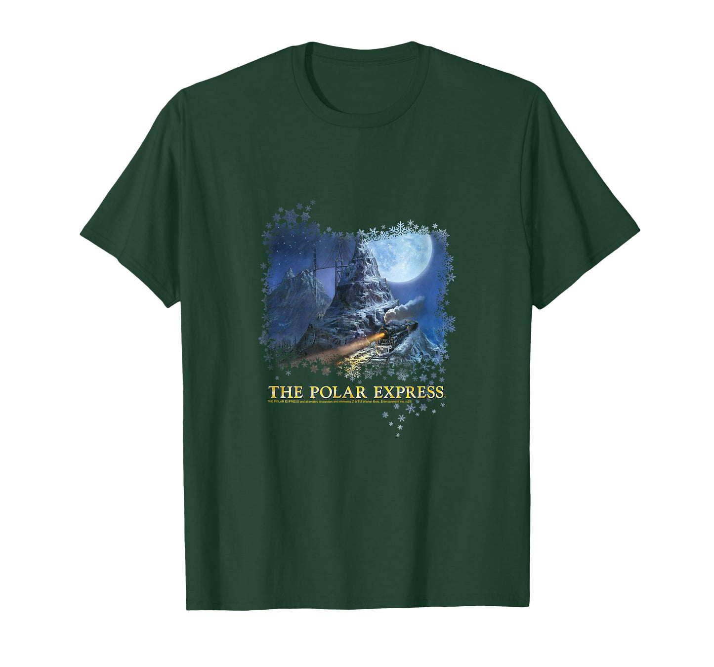 Polar Express Mountain Painting T-Shirt