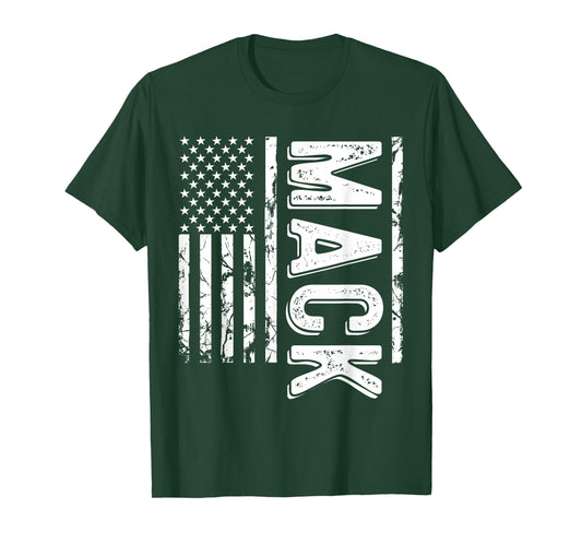 Mack Last Name Funny Surname Team Mack Family T-Shirt
