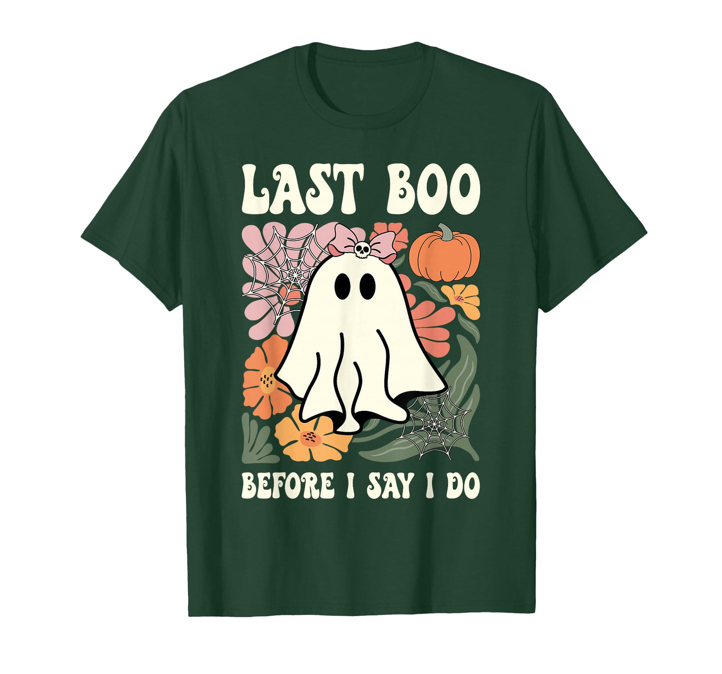Last Boo Before I Say I Do Ghost Wedding Bachelorette Party T-Shirt