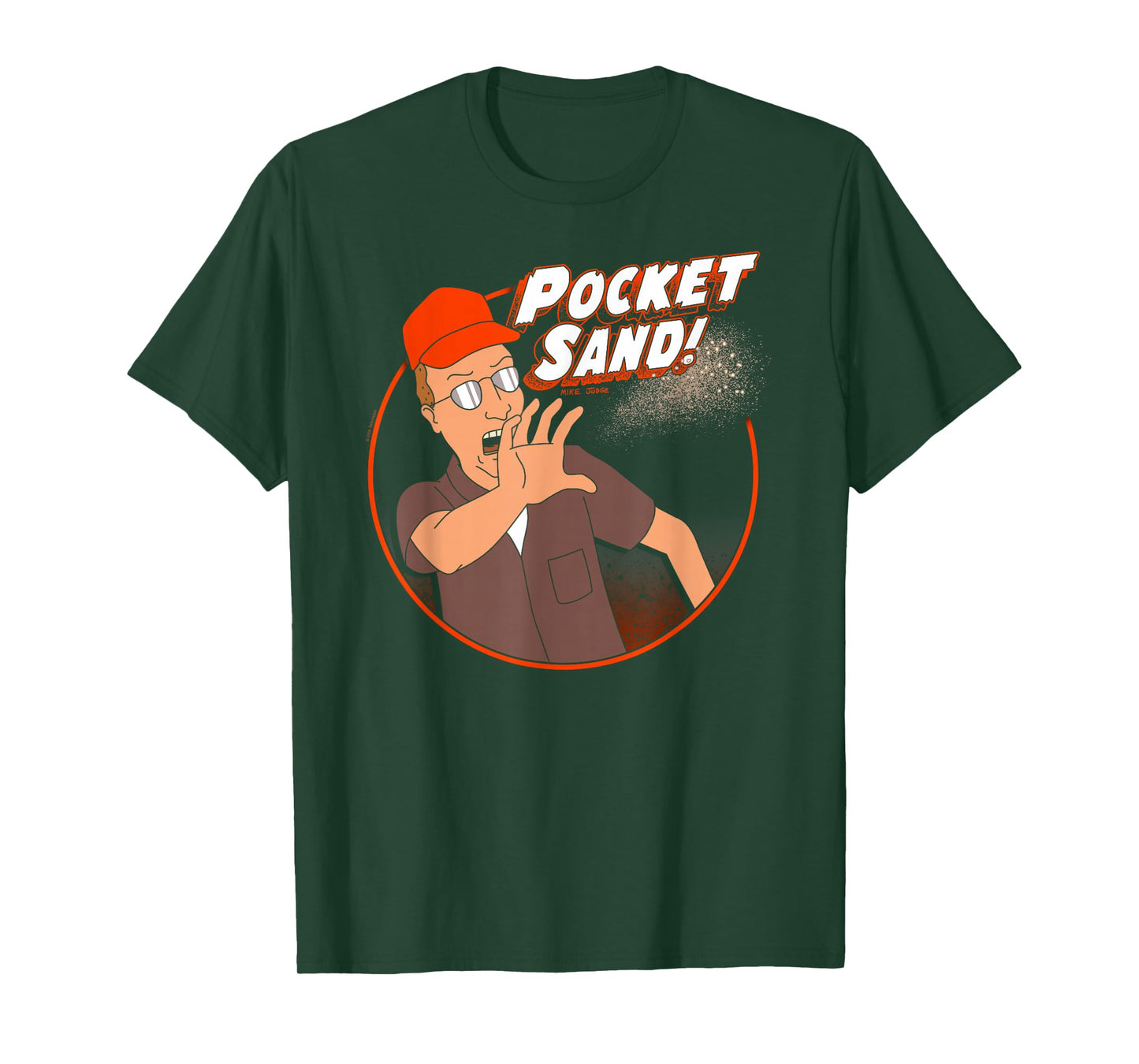 King of the Hill Dale Gribble Pocket Sand Cartoon T-Shirt