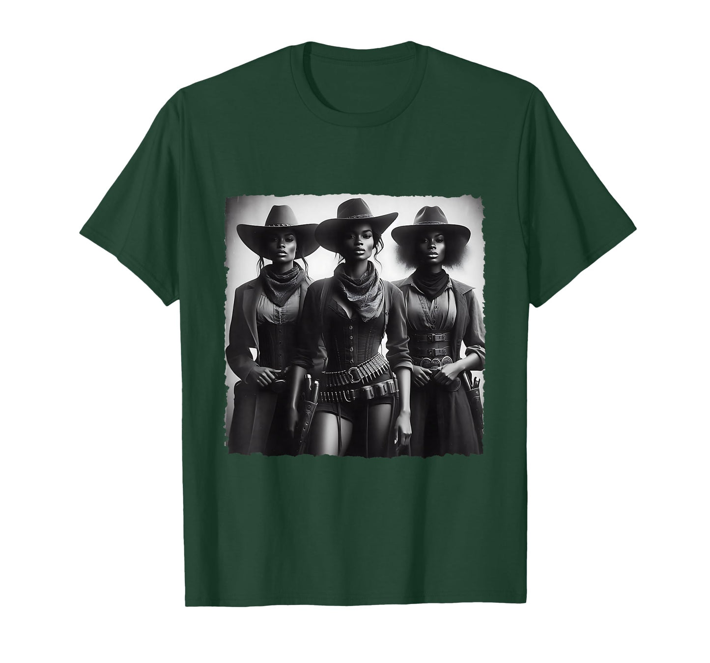 Melanin Cowgirls Black History African Cowgirl Swag T-Shirt