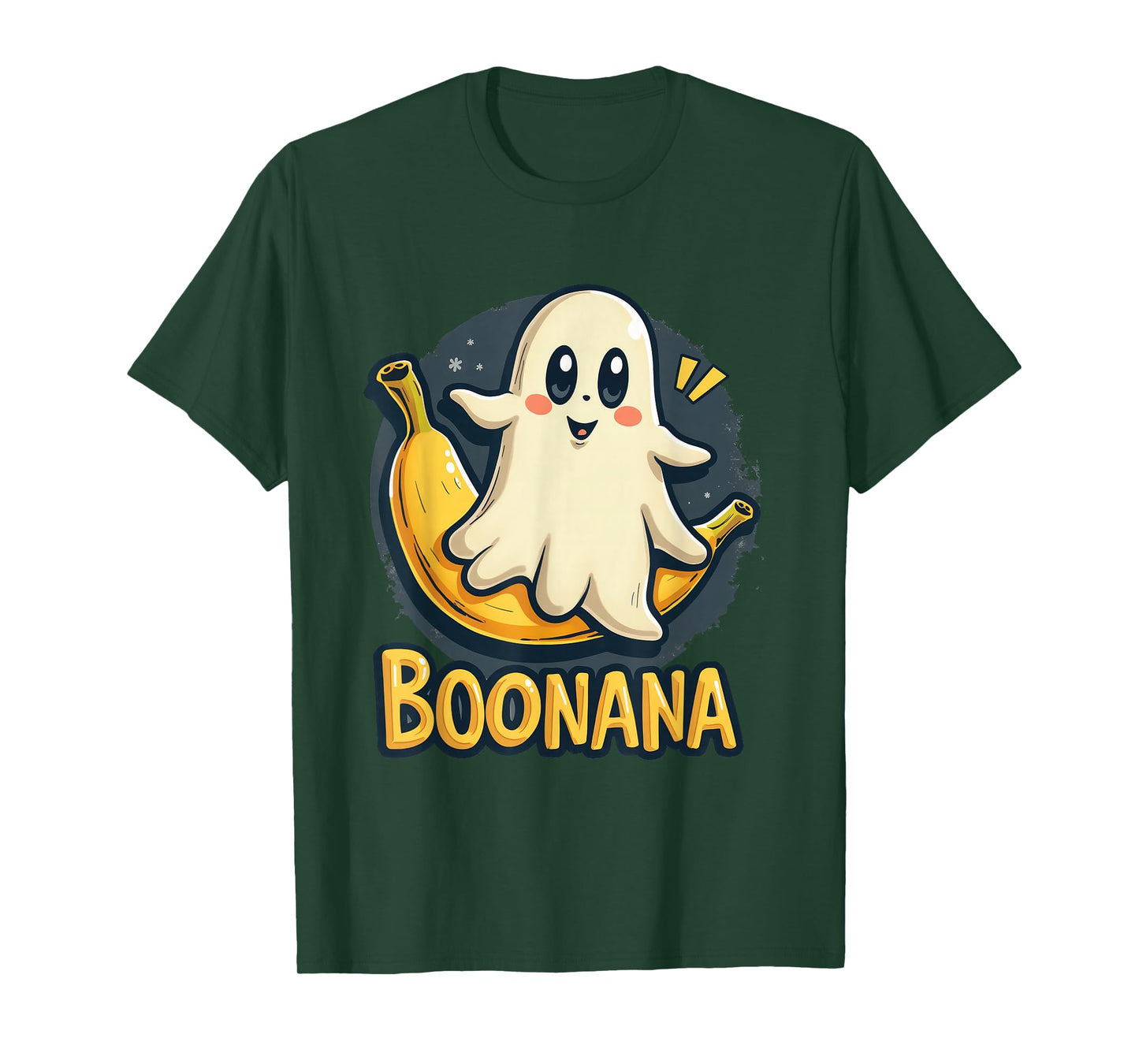 Boonana Halloween Cute Ghost Banana Fun Spooky Kawaii T-Shirt