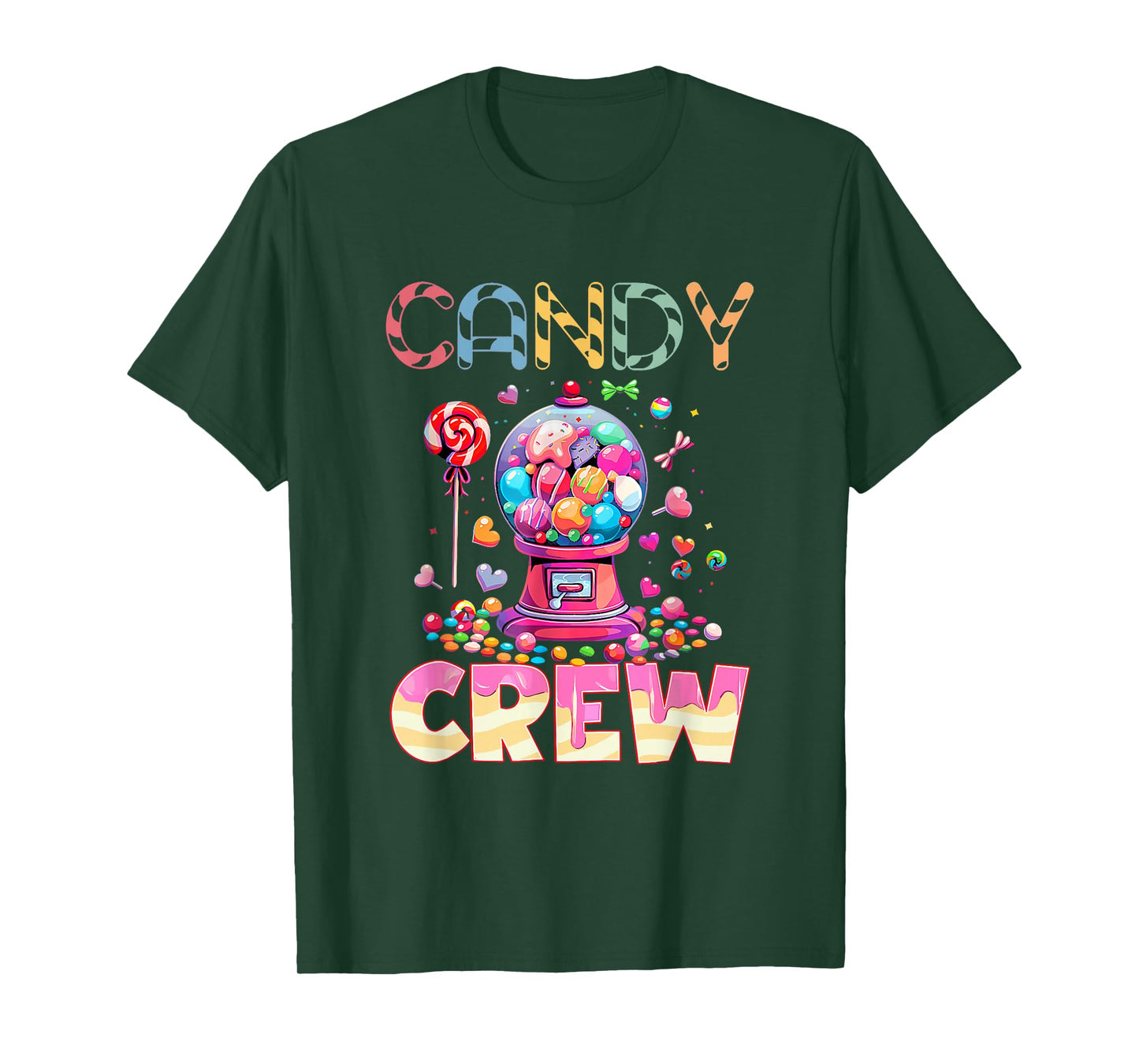 Candy Crew Candy Costume Women Candy Land Kids Sweetie T-Shirt