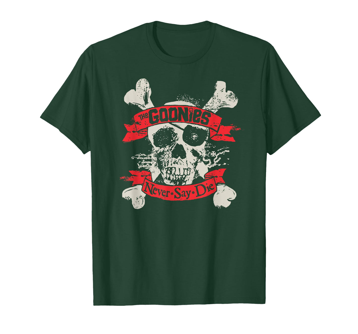 The Goonies Never Say Die Skull and Crossbones Movie T-Shirt