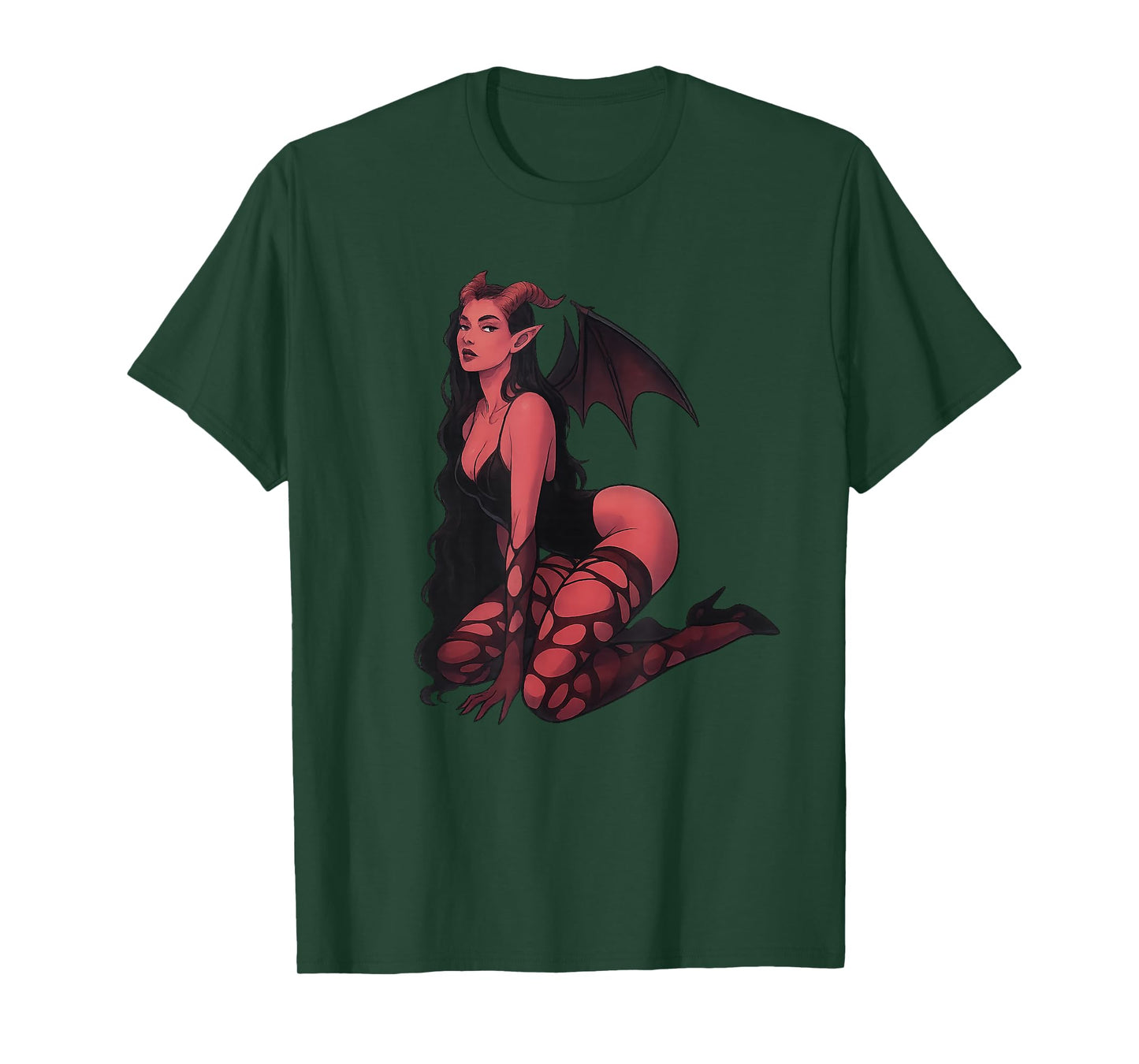 Succubus Medieval Mythology Demon Horror Occult Halloween T-Shirt