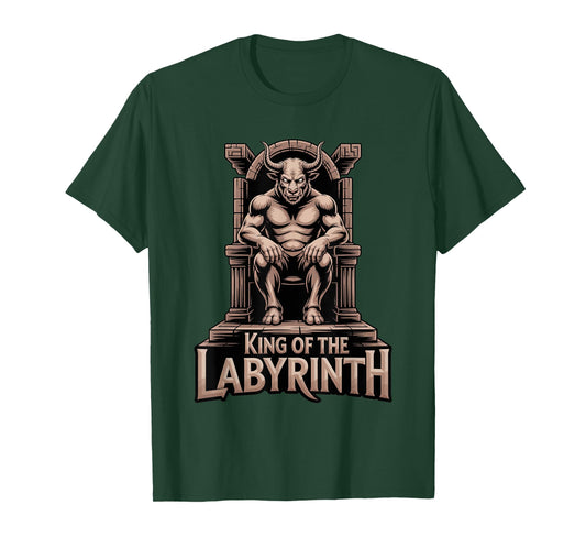 King of The Labyrinth Greek Minotaur Creature T-Shirt
