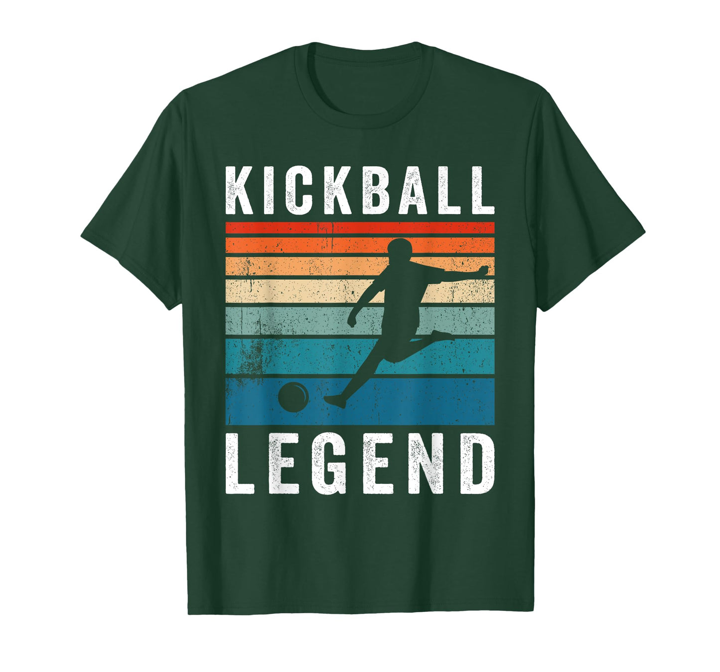 Kickball Legend Funny Kickball Player Retro Kickball T-Shirt