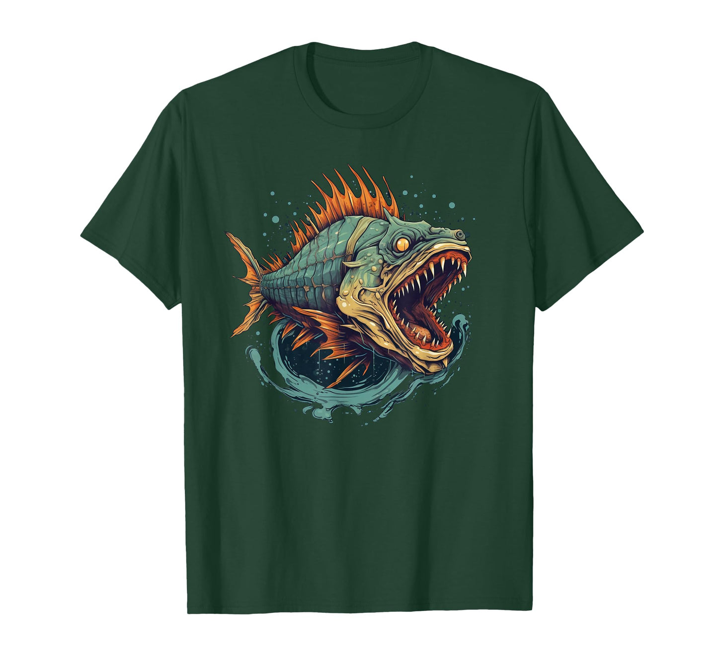 Cool Monster Fish for Boys and Girls T-Shirt