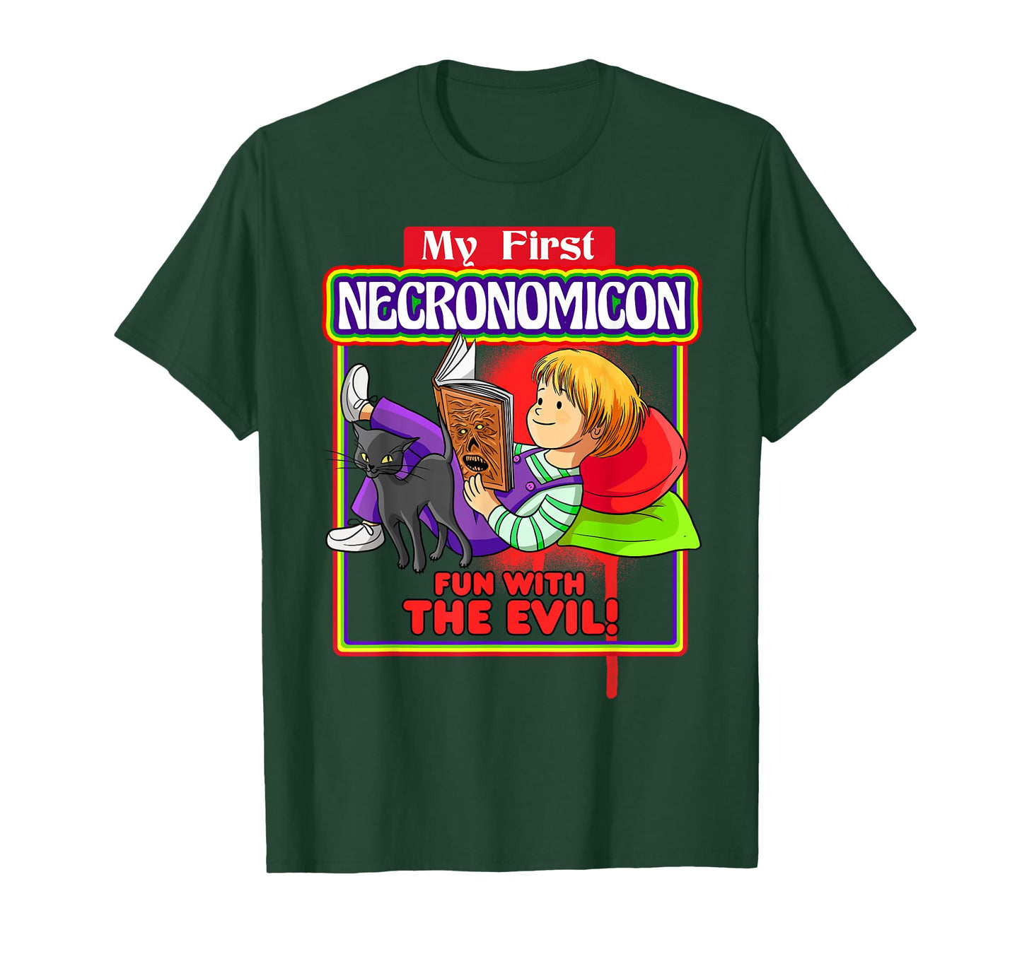 My first Necronomicon Fun with the Evil T-Shirt Witchcraft T-Shirt