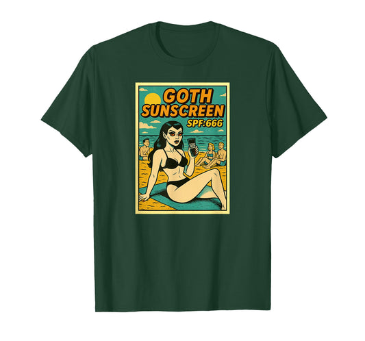 Vampire Goth Summer Sunscreen SPF 666 T-Shirt