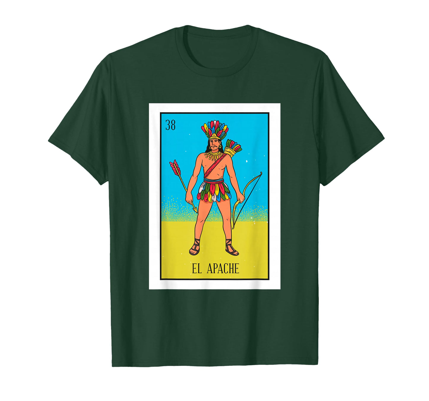El Indio Lottery Gift The Indian Card Mexican Lottery T-Shirt