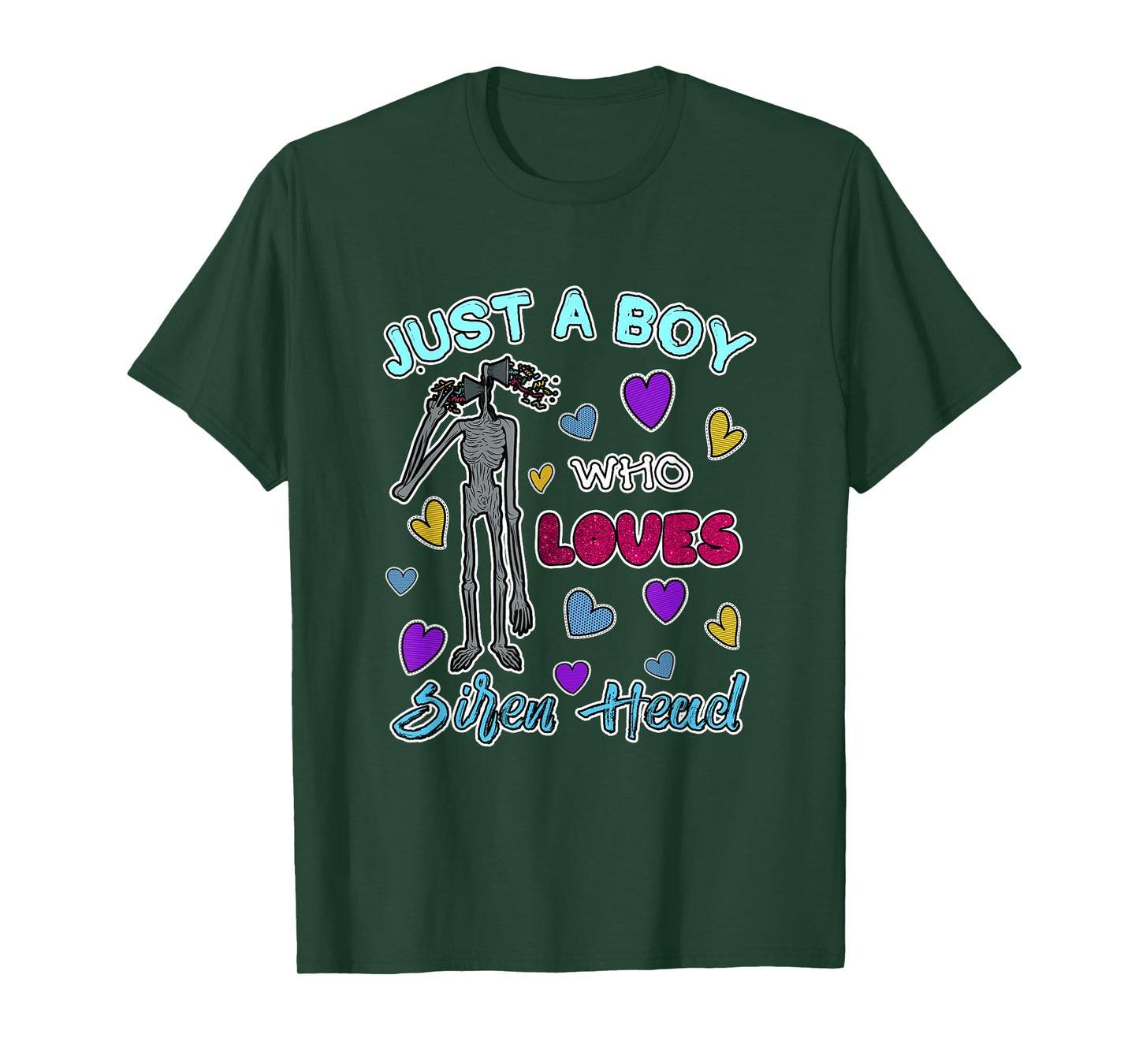 Cryptkins Just a Boy who Loves Siren Head T-Shirt
