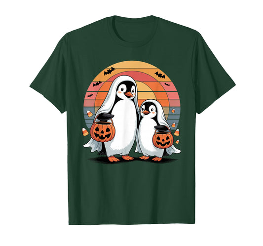 Halloween Penguin Ghost Penguins T-Shirt
