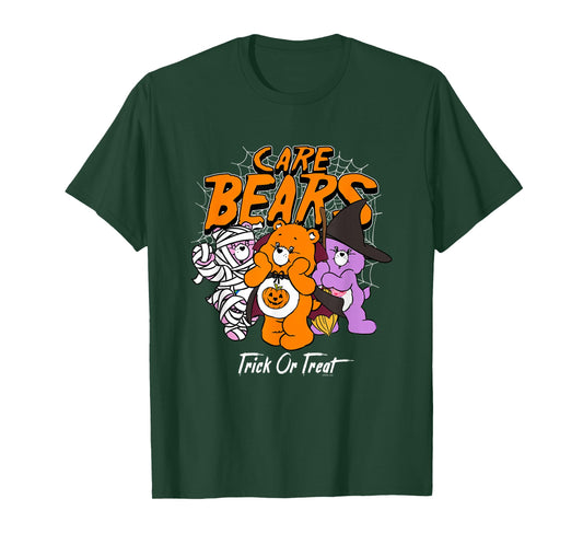 Care Bears Trick or Treat Costumed Bears Retro Cartoon T-Shirt