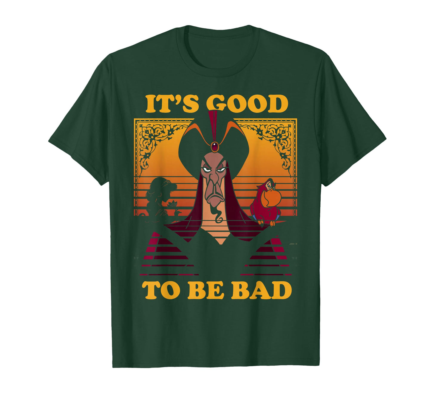 Disney Aladdin Jafar Good to Be Bad Dusk Colors T-Shirt T-Shirt