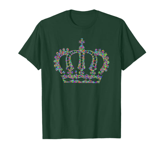 Crown design in patterns T-Shirt