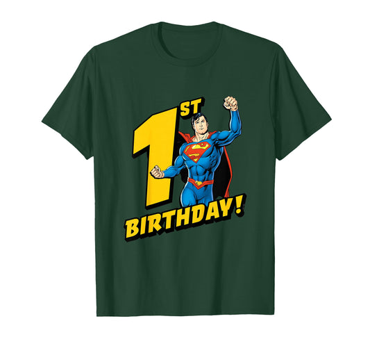 Kids Superman 1st Birthday T-Shirt