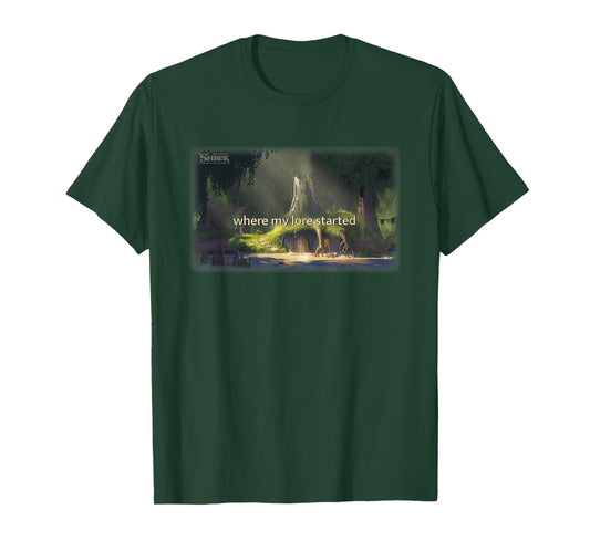 Shrek Swamp Where My Lore Started T-Shirt