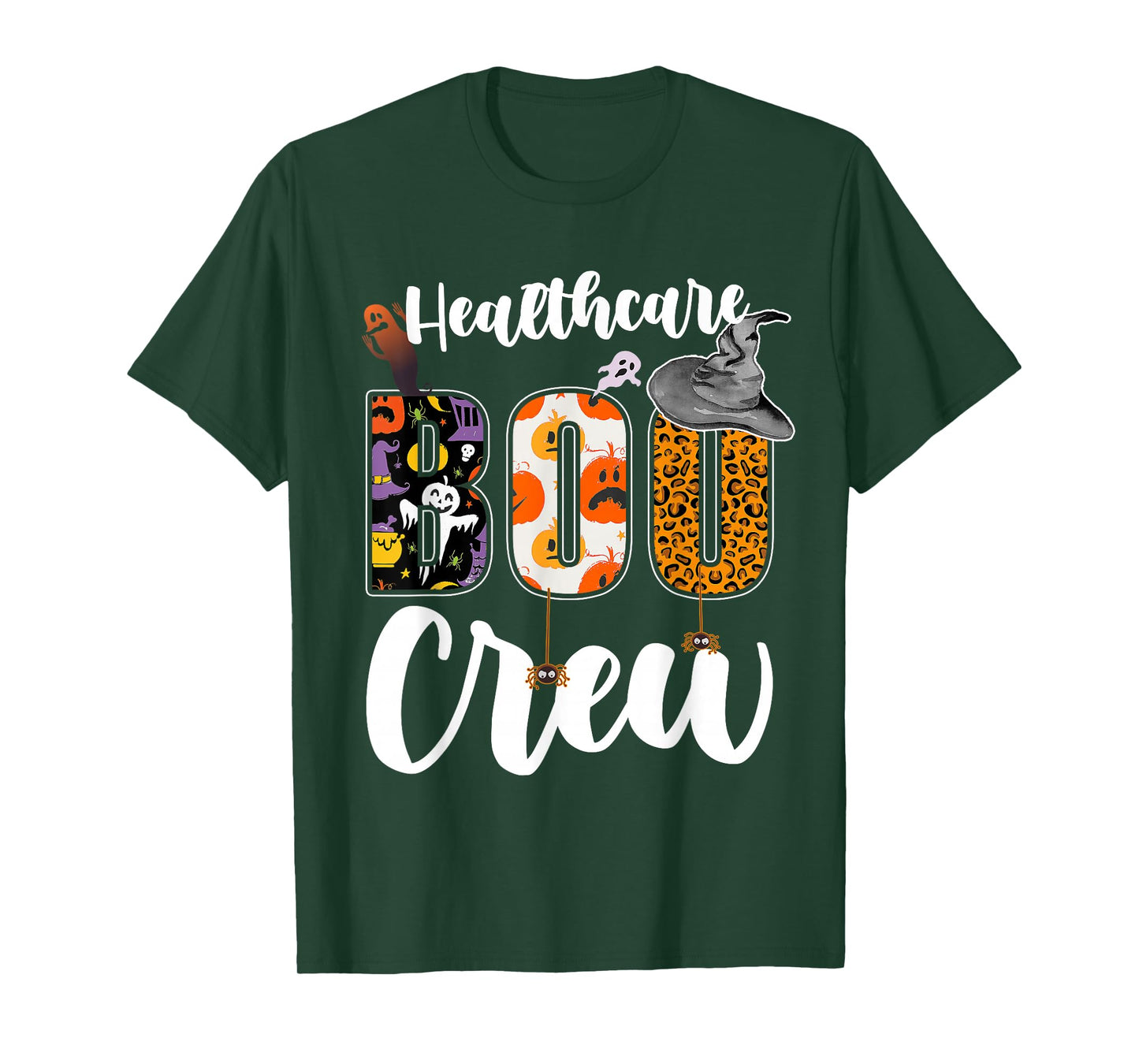 Healthcare Boo Crew Halloween Matching Home Health Aide T-Shirt