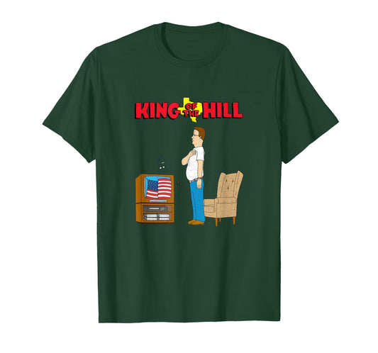 King of The Hill Hank Star Spangled Banner Cartoon T-Shirt