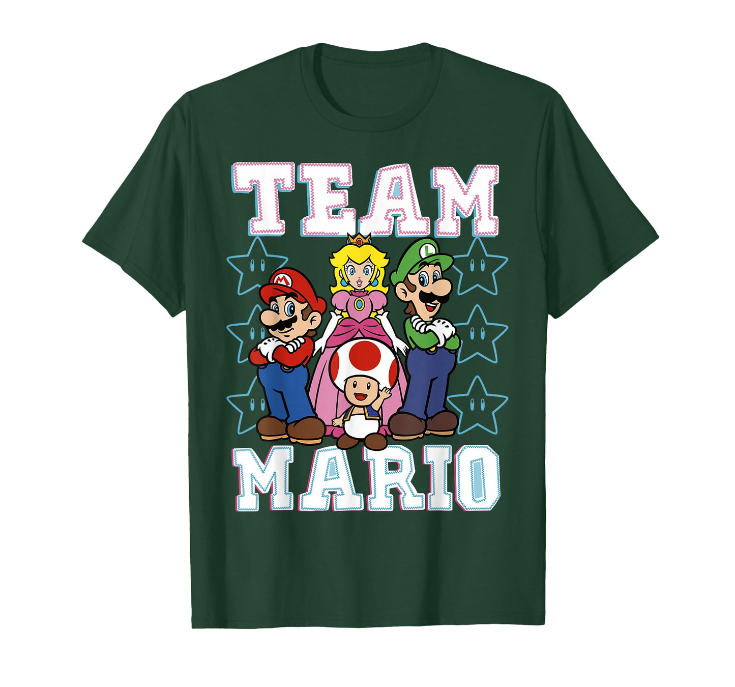 Super Mario Team Mario Group Shot T-Shirt