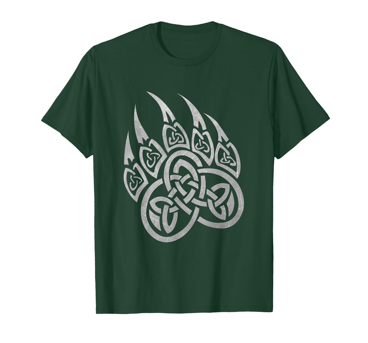 Fenrir The Norse Wolf Shirts & Gifts Viking Bear Paw Tribal Celtic Knot T-Shirt