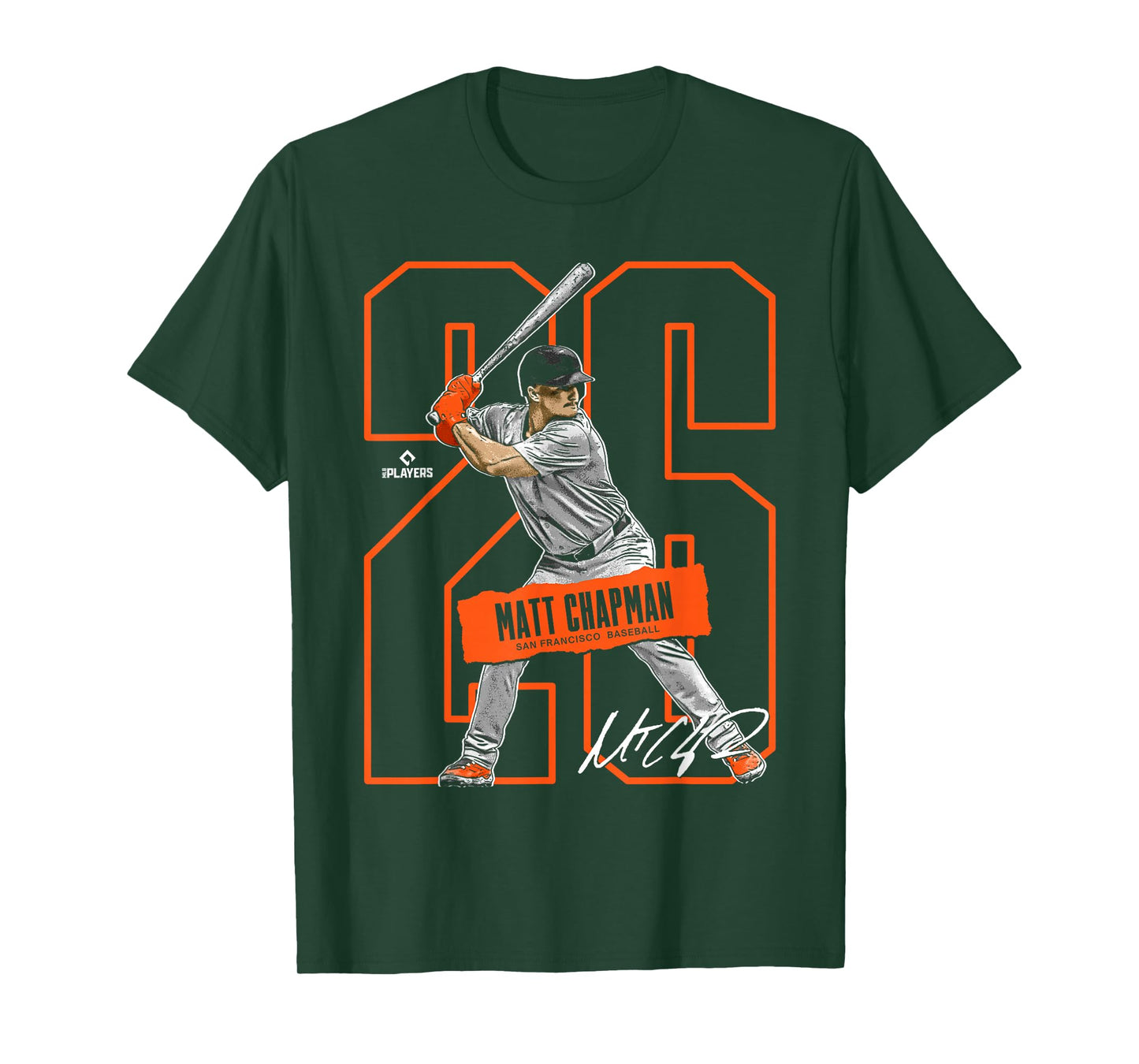 Matt Chapman | San Francisco Baseball Players | MLBMAT302N T-Shirt