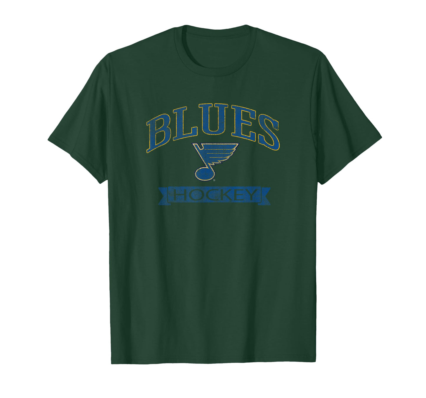 St. Louis Blues Vintage Hockey Black Officially Licensed T-Shirt