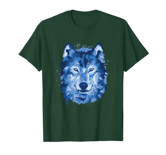 Wolf Watercolour Wolf Lover T-Shirt