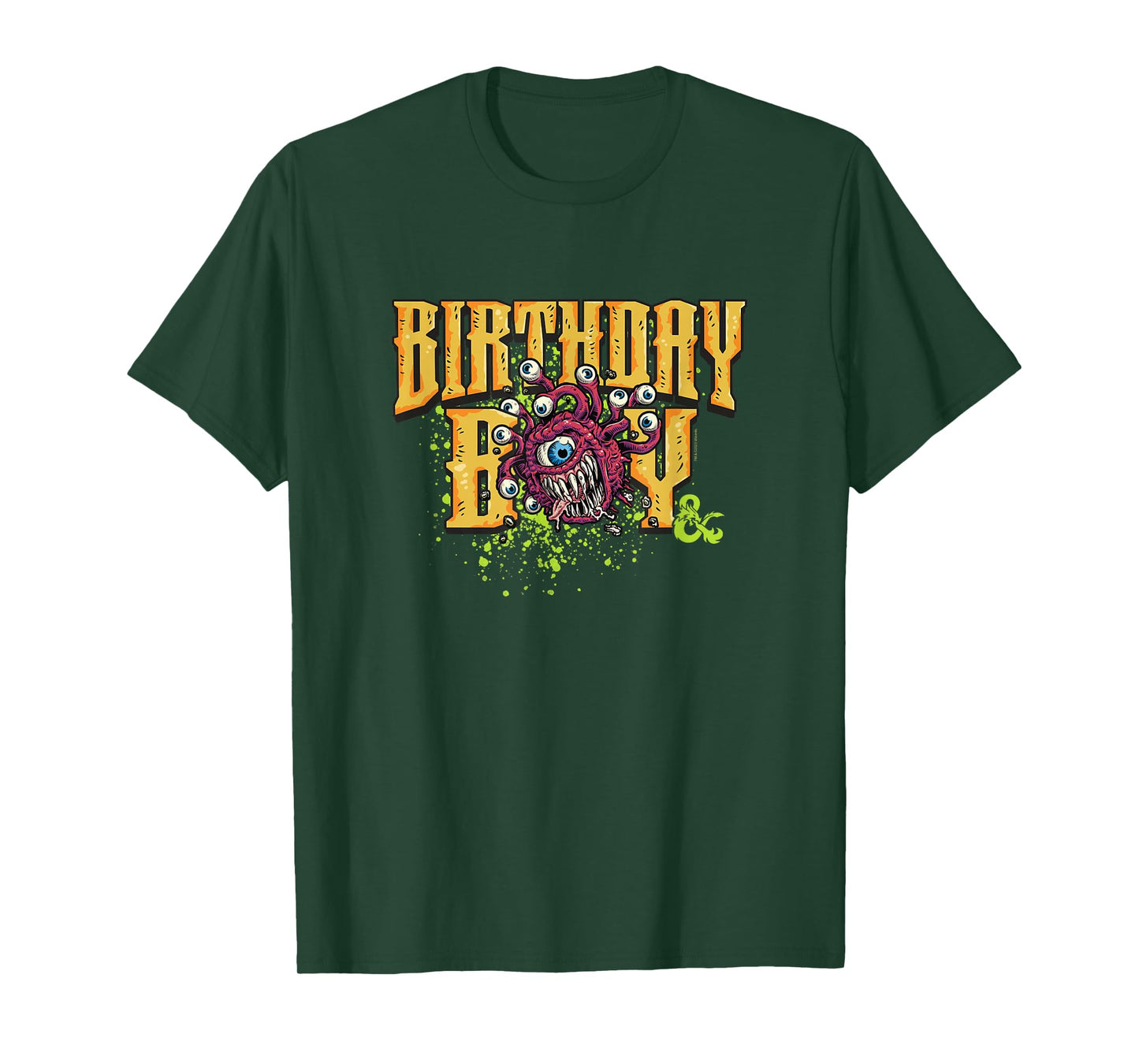 Dungeons & Dragons Birthday Boy Beholder Lawful Evil Icon T-Shirt