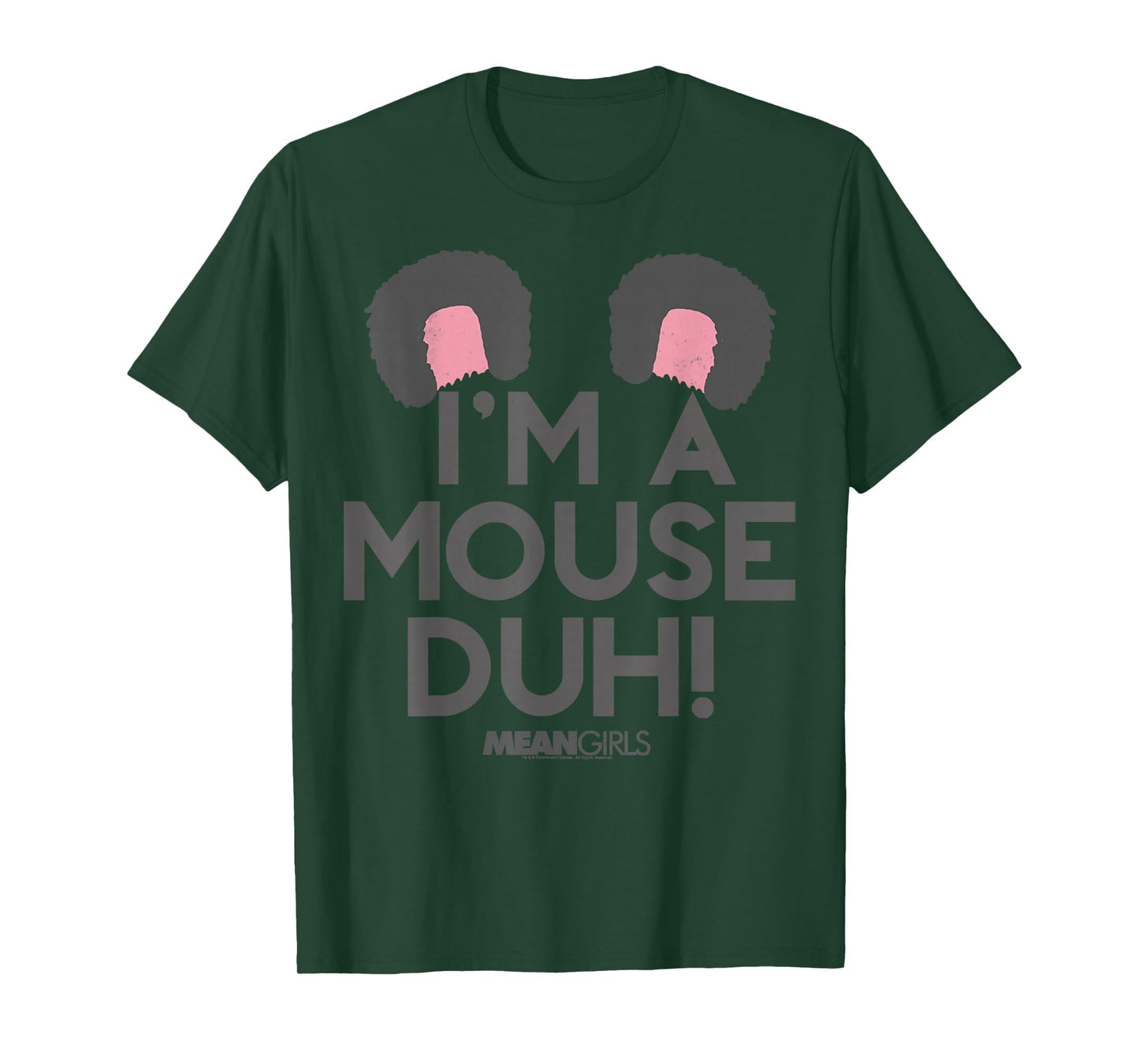 Mean Girls I'm A Mouse Duh Ears Graphic T-Shirt T-Shirt
