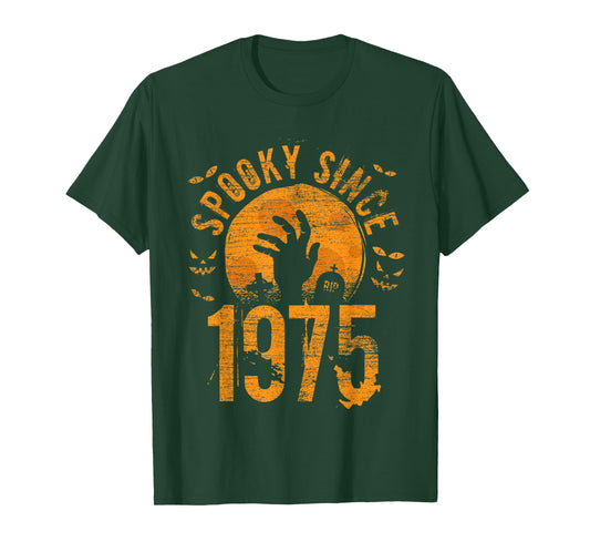 Spooky Since 1975 Halloween Bday Gifts 48th birthday T-Shirt