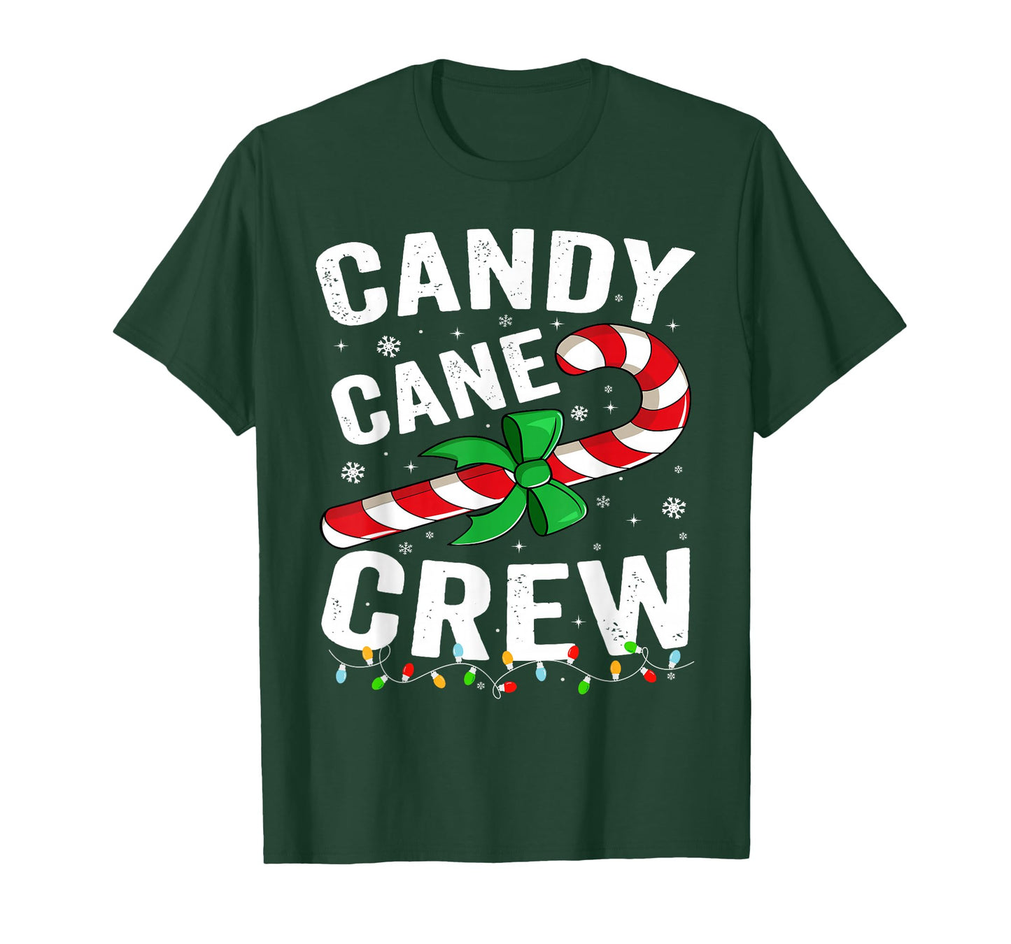 Candy Cane Crew Funny Christmas Candy Lover X-mas T-Shirt