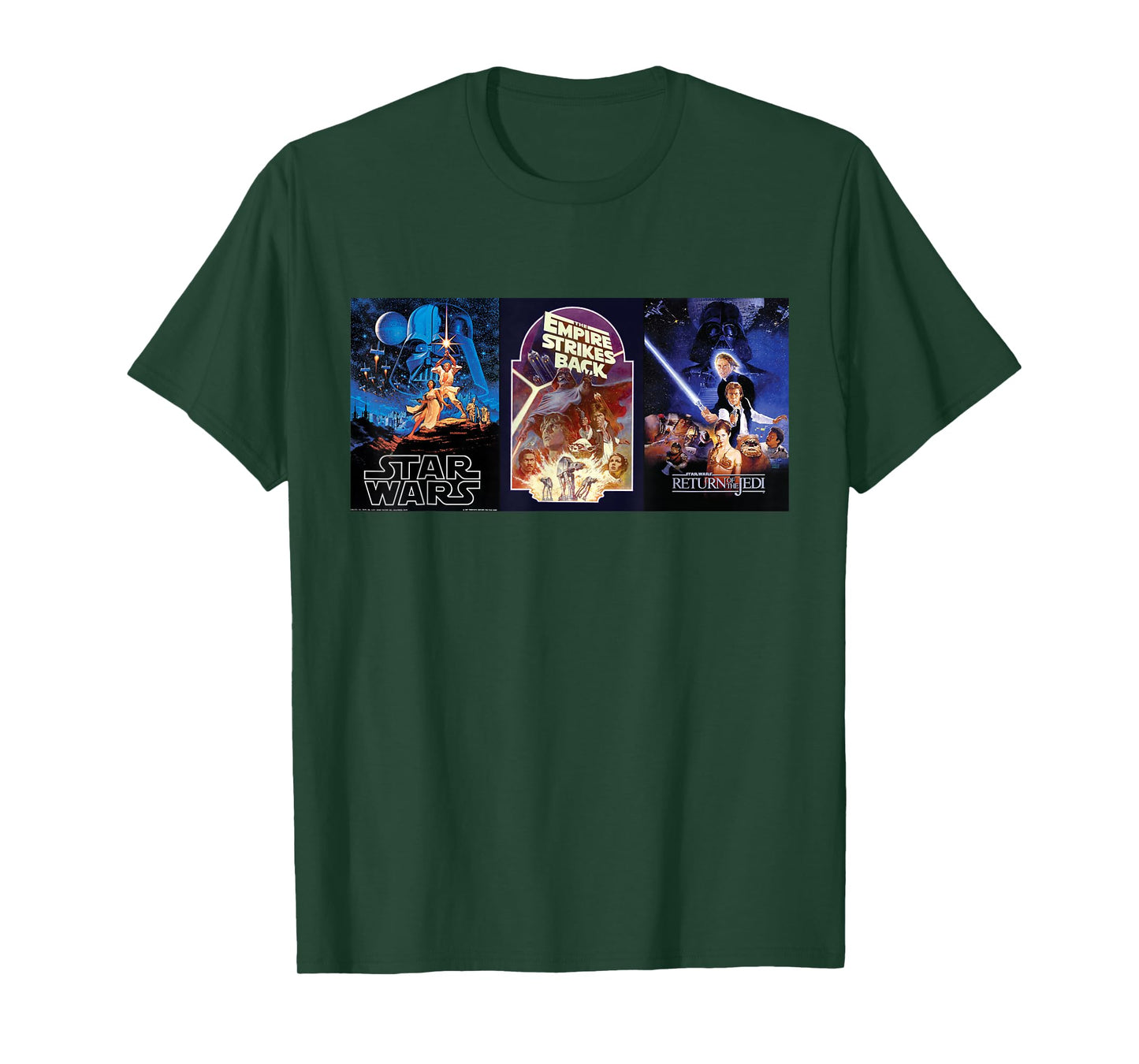 Star Wars Original Trilogy Retro Movie Poster T-Shirt