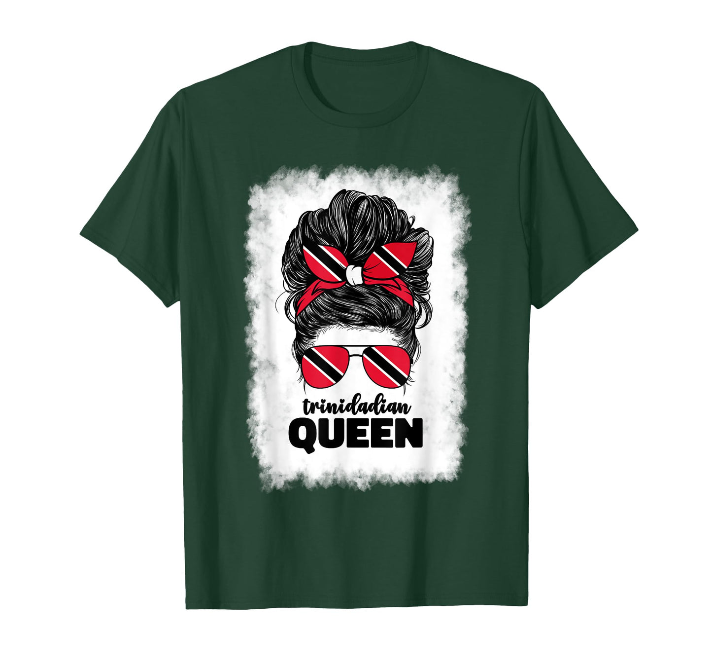 Trinidadian Queen Trini Trinidad and Tobago Flag Women Girl T-Shirt