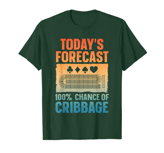 Funny Cribbage Design for Men Women Kids Card Game Cribbage T-Shirt