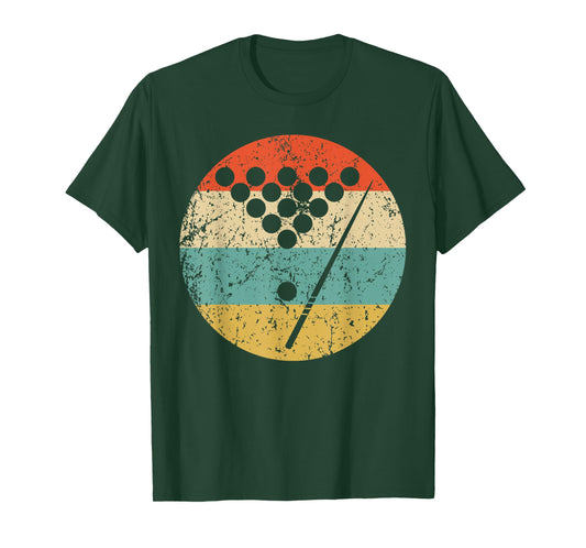 Billiards Shirt - Vintage Retro Pool T-Shirt T-Shirt