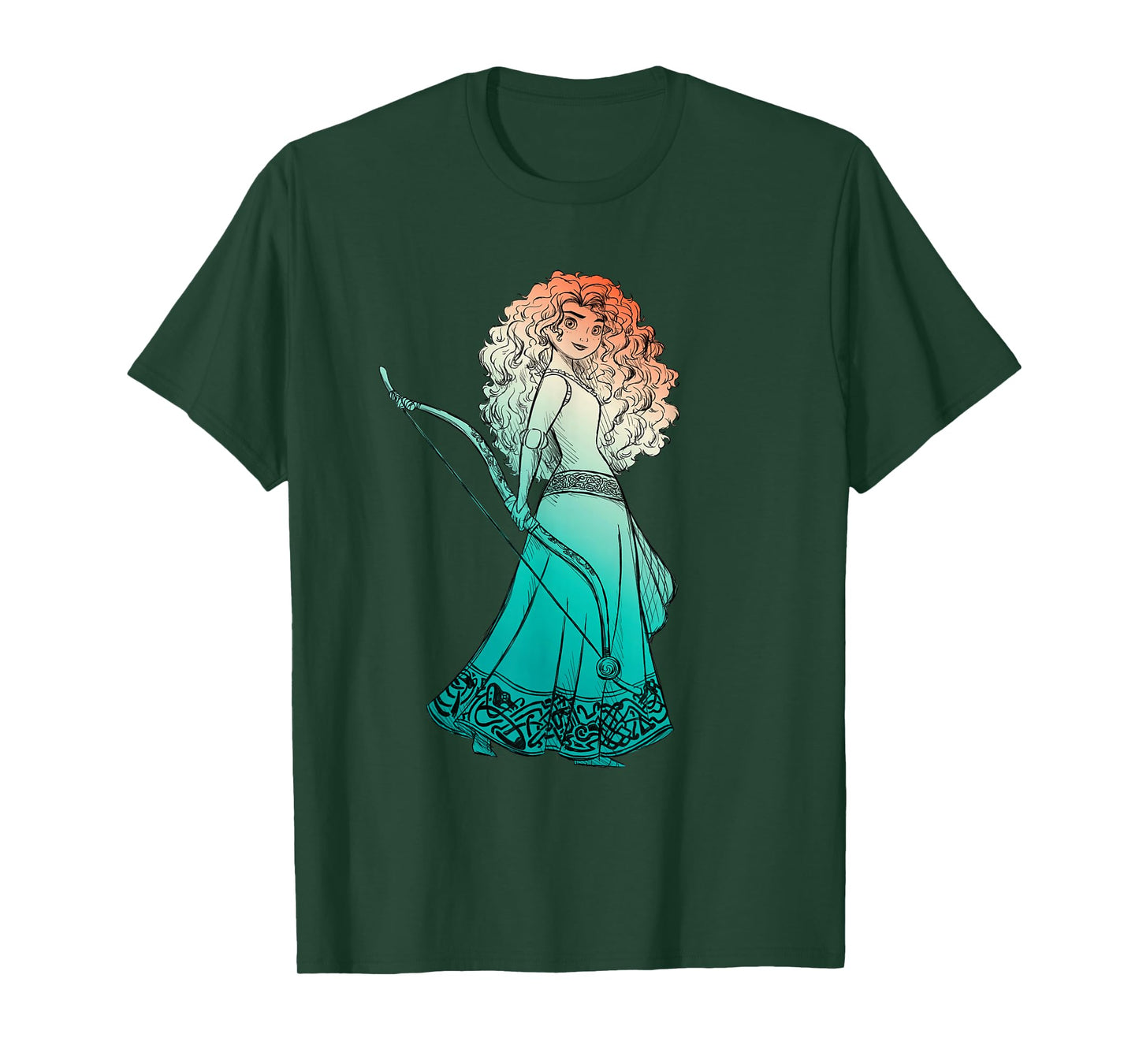 Disney and Pixar Brave Merida Stylized T-Shirt T-Shirt