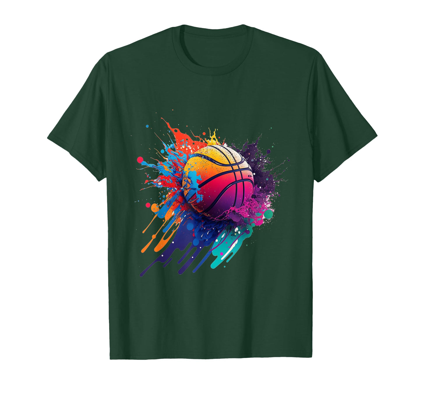 Basketball Splash Baller Team Player Basketball Player T-Shirt
