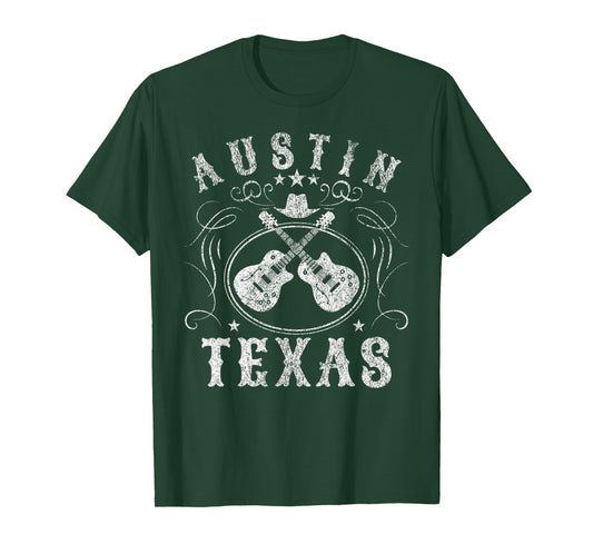 Austin Texas Travel Vintage T-Shirt Small