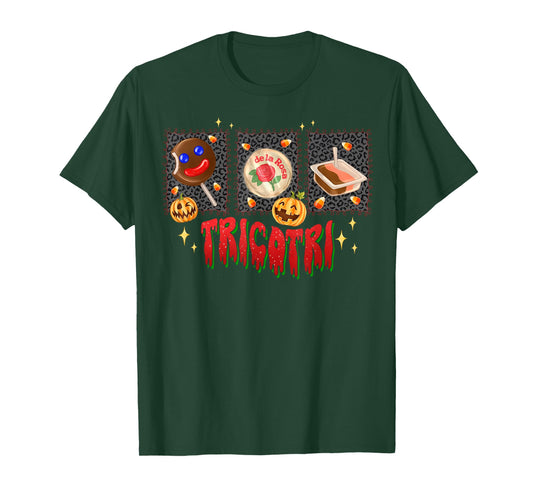 Tricotri Trick Or Treat Mexican Dia De Los Muertos Candy T-Shirt