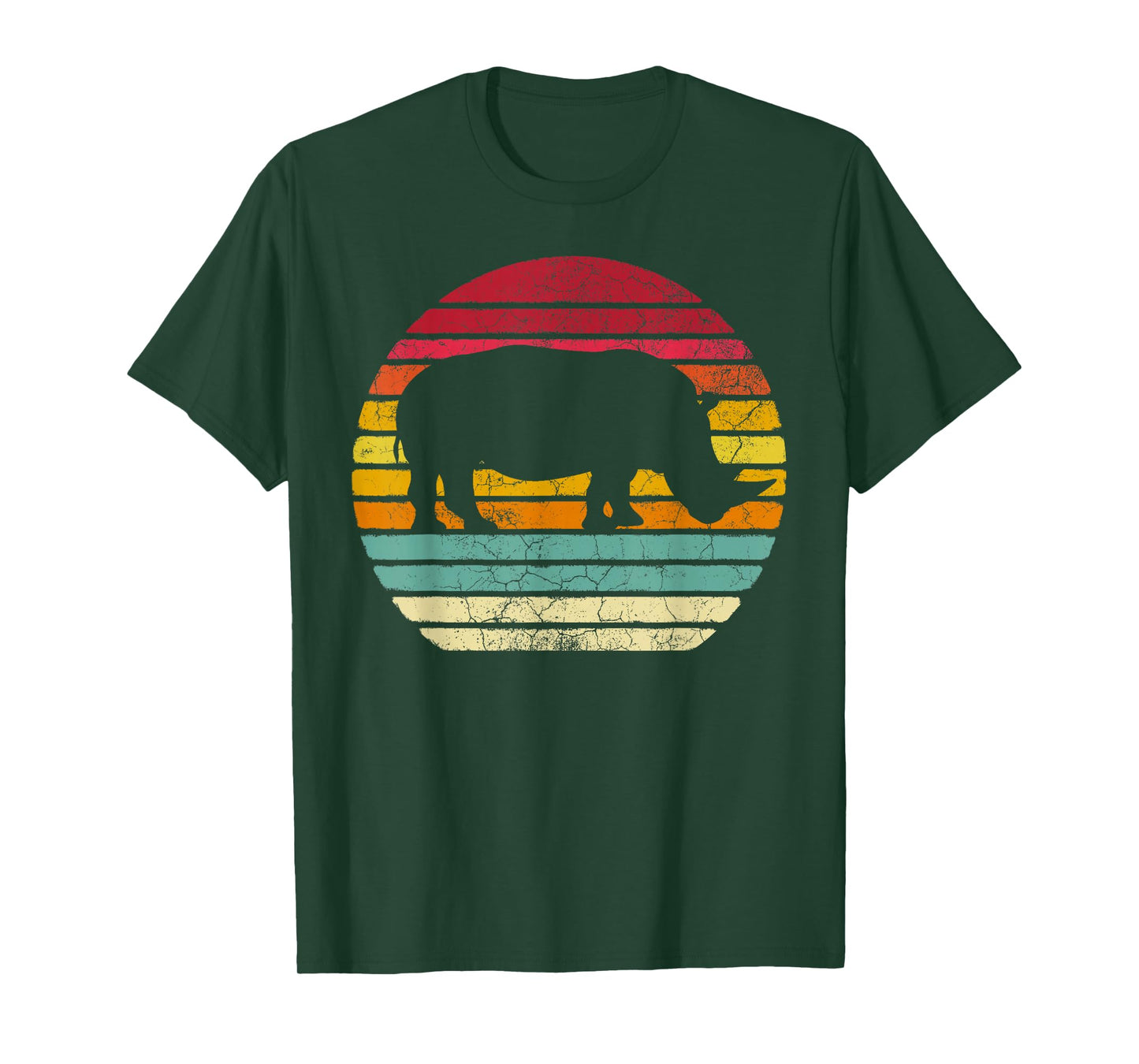 Rhinoceros Rhino Retro Style Vintage Men Women Classic Gift T-Shirt