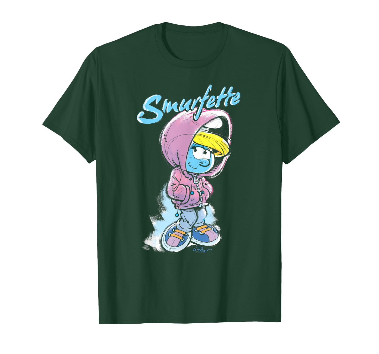 The Smurfs Urban Modern Smurfette Cool Cartoon T-Shirt