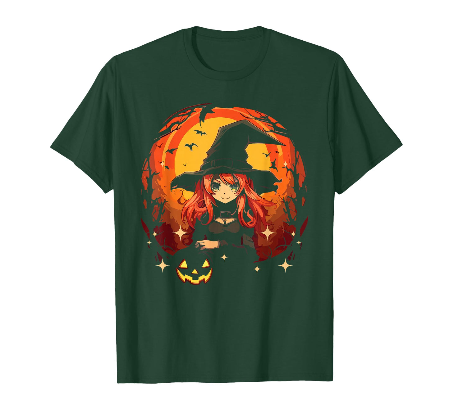 Anime Halloween Kawaii Trick Or Treat Spooky Manga Reader T-Shirt