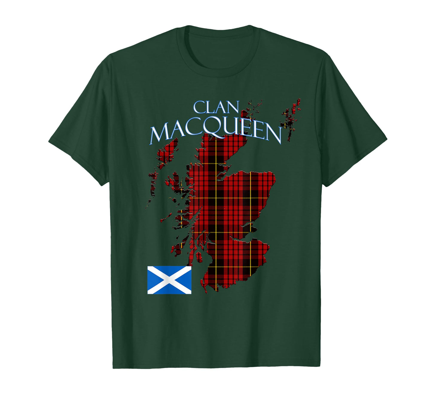 MacQueen Scottish Clan Tartan Scotland T-Shirt